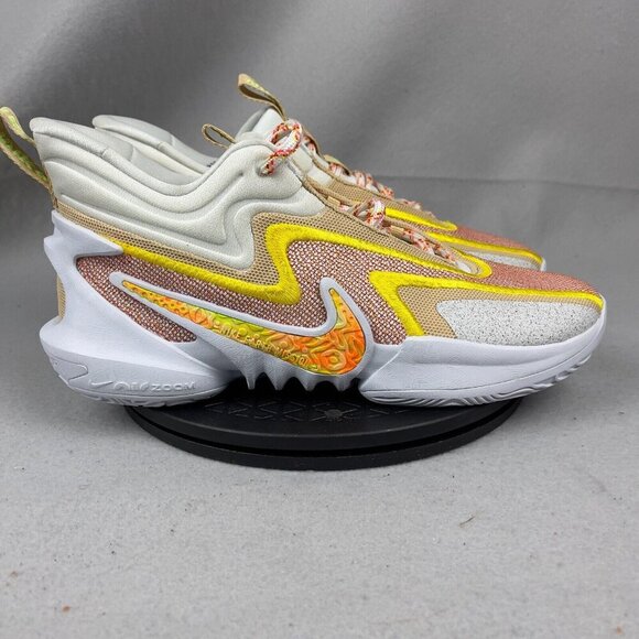 Nike Cosmic Unity 2 Basketball Shoe Gray Orange Size 10.5 DH1537-101 NWOB - Picture 4 of 10